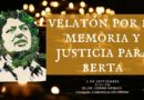 Velatón por la memoria y justicia para Berta