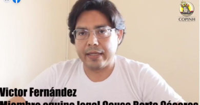 VIDEO: Victor Fernández sobre calumnias en contra de COPINH VIDEO: Victor Fernández sobre calumnias en contra de COPINH