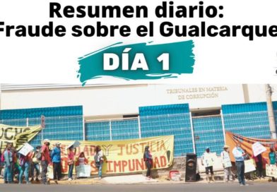 Juicio “Fraude sobre el Gualcarque” día 1 Juicio “Fraude sobre el Gualcarque” día 1