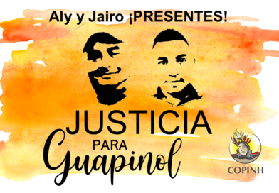 <strong>Comunicado: COPINH repudia asesinato de defensores del ambiente en Guapinol Aly Domínguez y Jairo Bonilla.</strong>