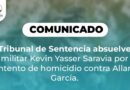 Comunicado: COPINH condena el fallo del Tribunal de Sentencia al absolver al militar Kevin Yasser Saravia por el intento de homicidio contra Allan García.