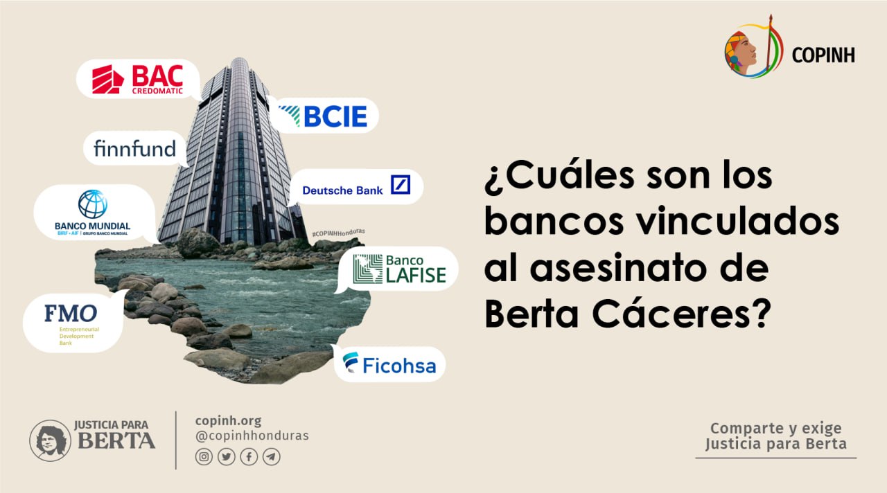 ¿Cuáles son los bancos vinculados al asesinato de Berta Cáceres?