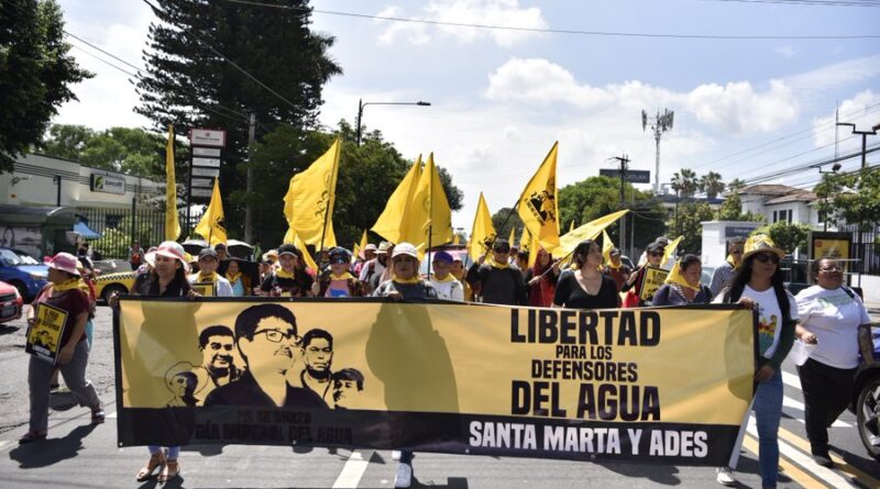 Libertad para los Cinco Defensores Ambientales de Santa Marta, El Salvador