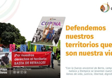 Defendemos nuestros territorios que son nuestra vida.