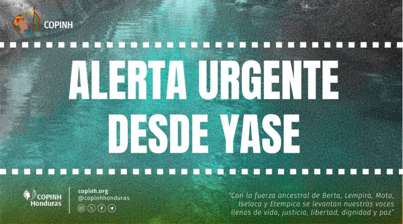 ALERTA URGENTE DESDE YASE