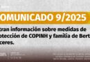 COMUNICADO 9/2025 | Filtran información sobre medidas de protección de COPINH y familia de Berta Cáceres.