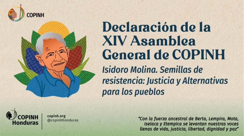 DECLARACIÓN DE LA XIV ASAMBLEA GENERAL DE COPINH