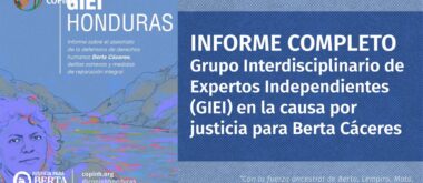 INFORME COMPLETO del GIEI-Honduras en la causa por justicia para Berta Cáceres