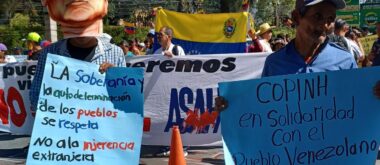 Comunicado en solidaridad con Venezuela