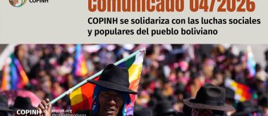 Comunicado 4/26: COPINH se solidariza con las luchas sociales y populares del pueblo boliviano