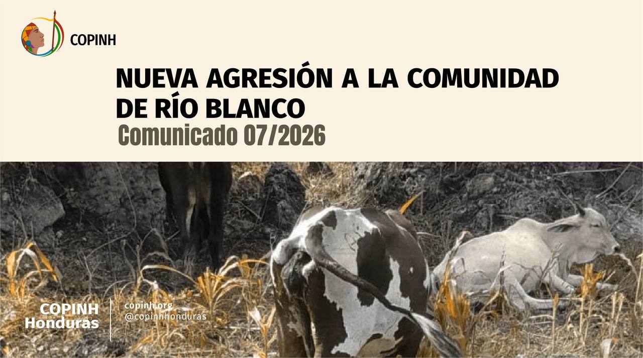 Comunicado 7/26: NUEVA AGRESIÓN A LA COMUNIDAD DE RÍO BLANCO